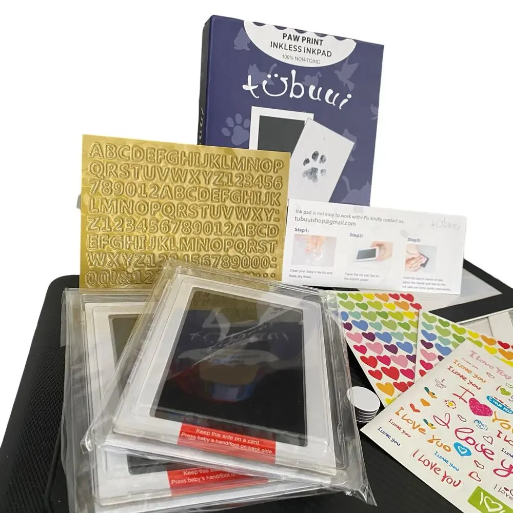 NWT Print Kit for Dogs Paws or Nose Inkless Clean Touch Pad Pet Family Keepsake